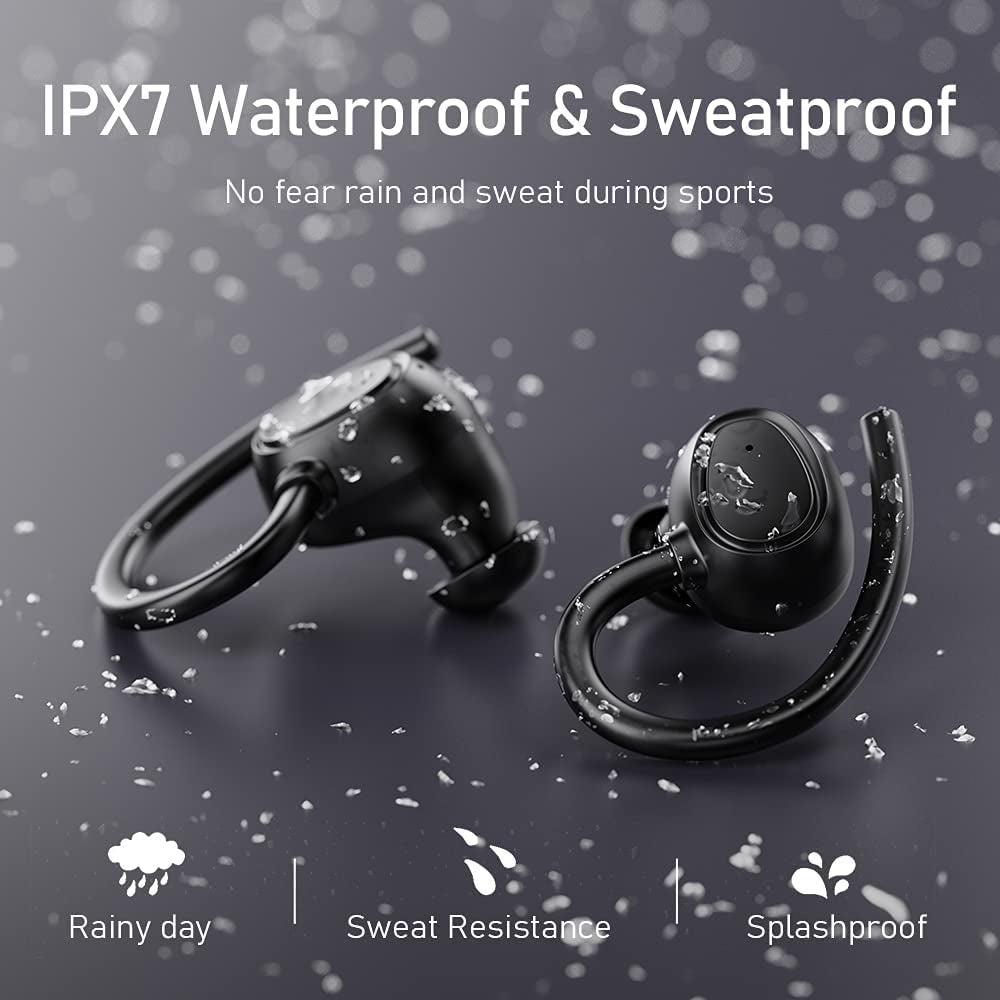 Experience Unmatched Sound with Wireless Earbuds - Bluetooth 5.1 Noise Cancelling Headphones for Sports and Travel - IPX7 Waterproof, Deep Bass, and 48 Hours Playtime!