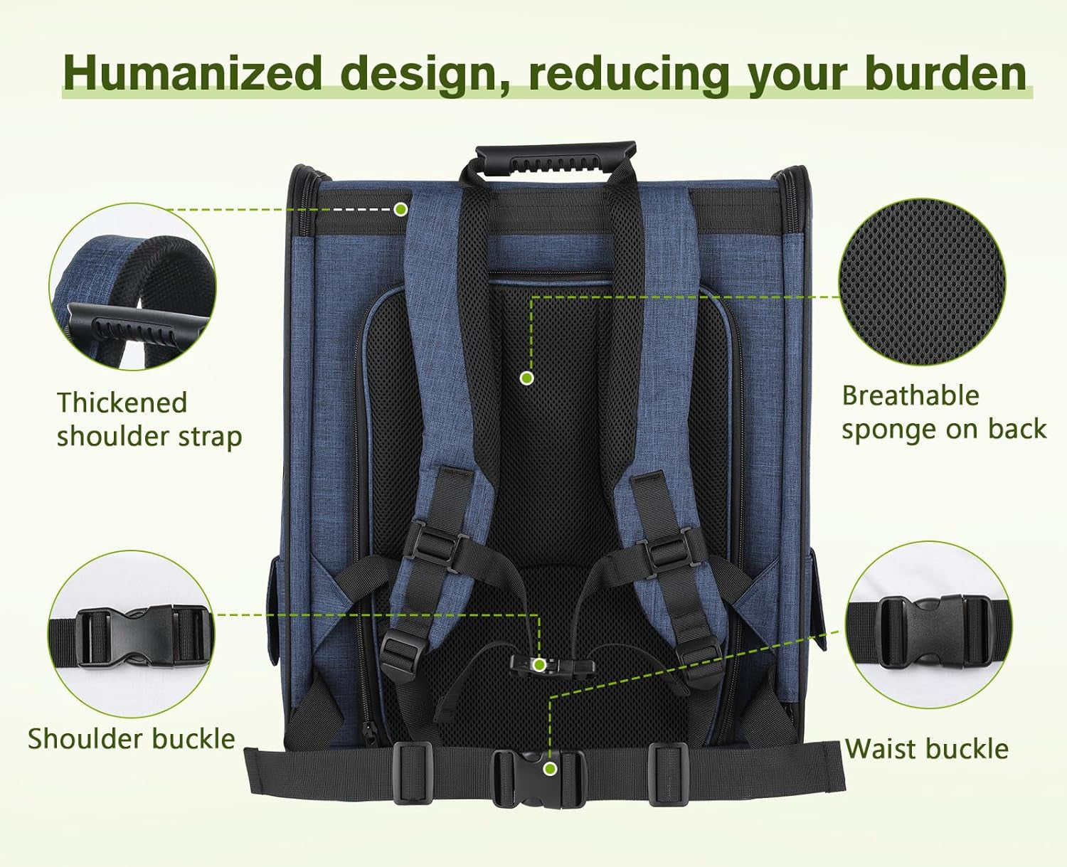 Ultimate Expandable Pet Carrier Backpack for Small Dogs and Cats - Perfect for Hiking, Travel, and Outdoor Adventures with Breathable Mesh Design